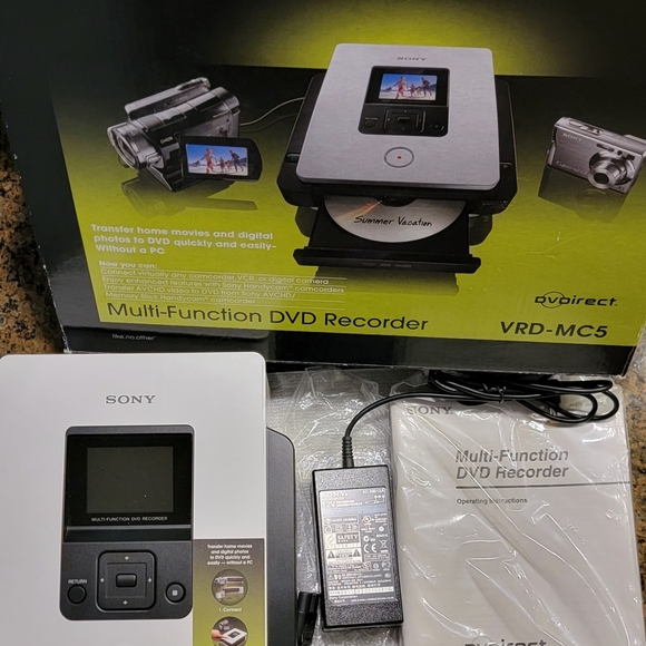 SonyDVDirect VRD-MC5 Multi Function VHS TO DVD RecorderNEW TESTED OPEN BOX